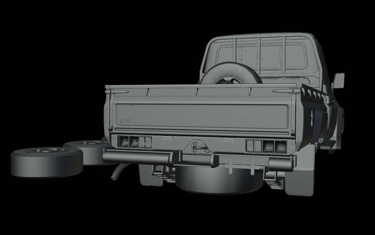 Toyota Land Cruiser (J79) Pickup (2012) 1/87 1/64 1/43 1/32