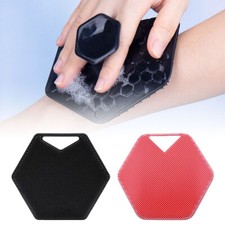 Silicone Bath Body Brush Shower Scrubber Exfoliating Cleaning Massage Skin AE
