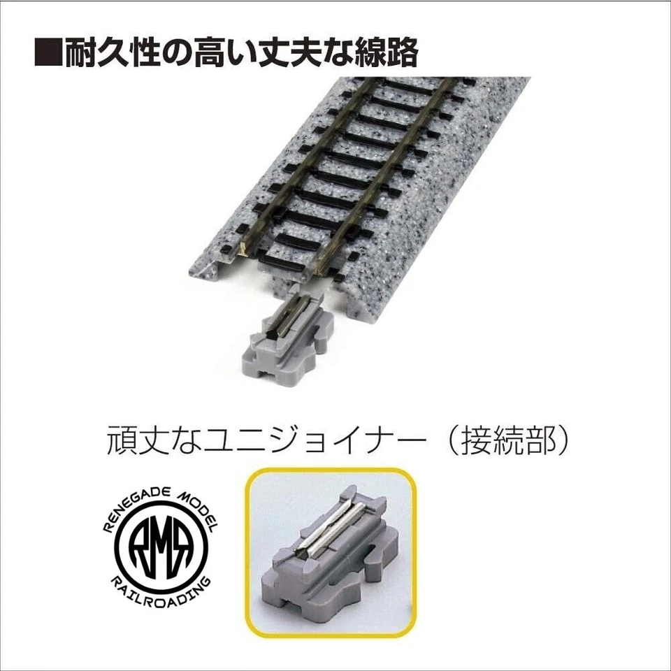 KATO 20-000 10 paquetes escala N Unitrack recto (4 piezas) 248 mm 9 3/4" S248 J Foto 4 de 4