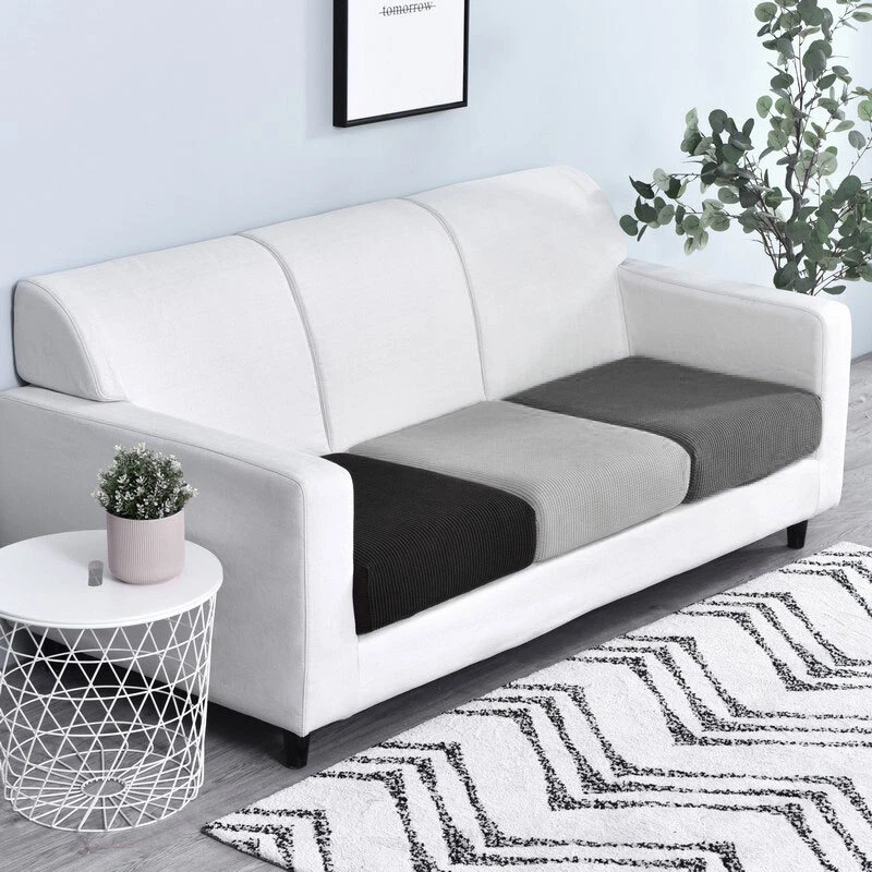 1/2/3 Seater Elastic Stretch Couch Cushion Covers Sofa Seat Slip Cover Protector - Image 3 of 4