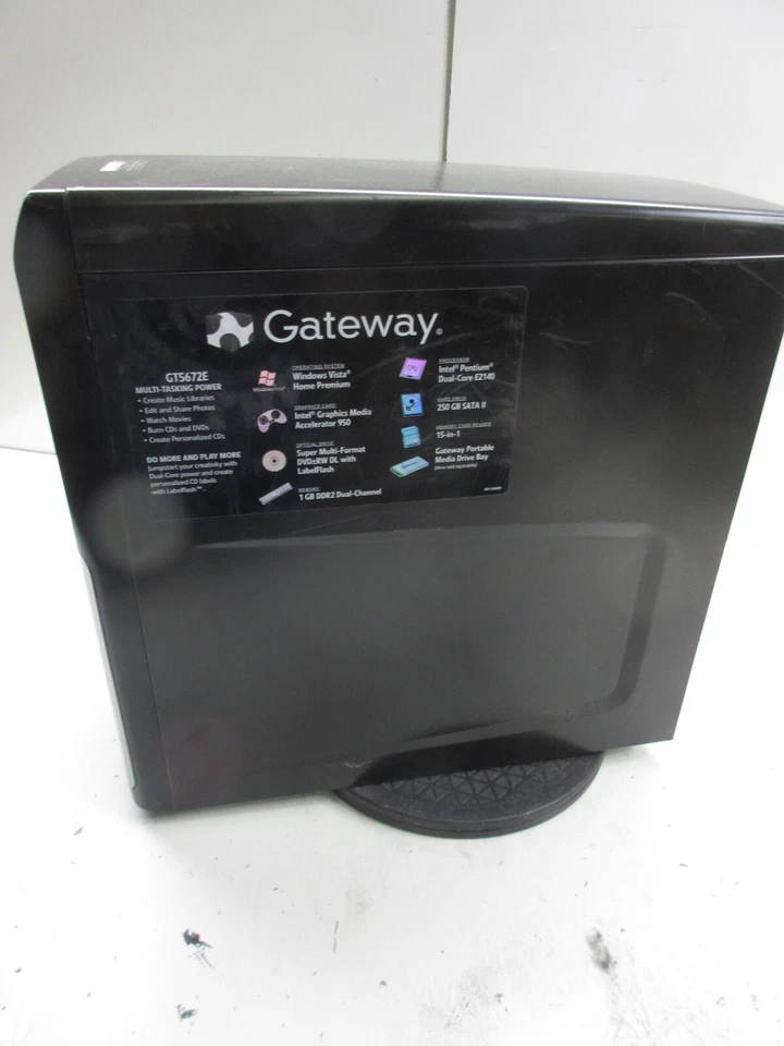 Gateway GT562E Intel Pentium Dual-Croe E2140 1GB NO HDD - Image 2 of 4