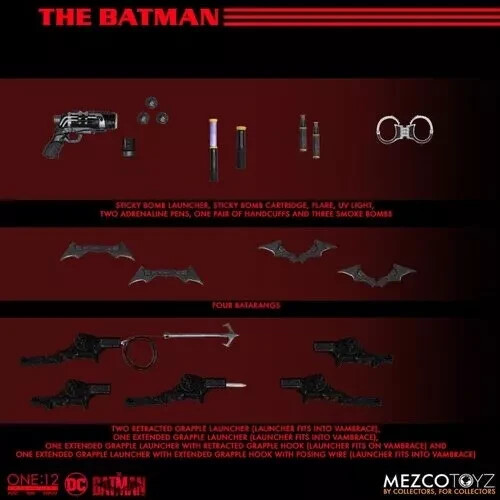 Mezco The Batman One:12 Collective Batman Action Figure - Picture 2 of 8