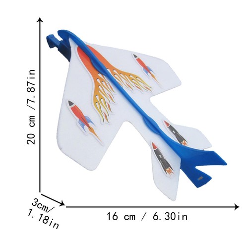2X Airplane Toy Hand Launch Plane Glider Planes with LED Light for Outdoor Flyin - Picture 6 of 10