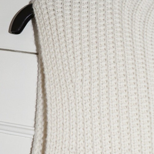 Hobbs Jumper Dress Size UK Medium Women’s Light Cream Sleeveless Wool Cashmere - Picture 3 of 6