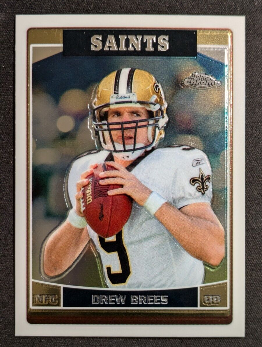 2006 Topps Chrome - #155 Drew Brees