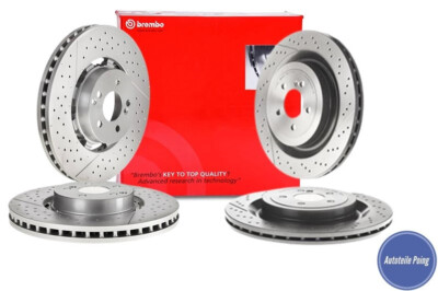 BREMBO BREMSSCHEIBEN SET VORNE & HINTEN MERCEDES AMG GT C GT S GT R C190 R190
