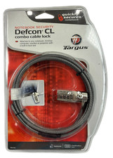 Targus Laptop Cable Lock Computer DEFCON CL Resettable 4 Digit-Code NEW SEALED
