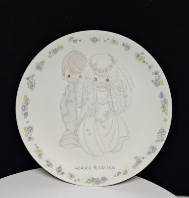 Heaven Bless You by Sam Butcher Velvet Finish Porcelain 1988 Collector's Plate