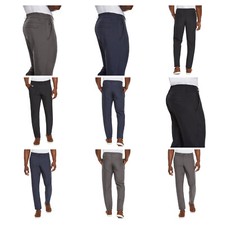 Marc New York Men's Commuter Pant, Slim Fit, 4-Way Stretch