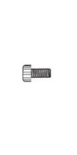 8-32 x 1/4" Thumb Screw 3/8" Head Diameter Fluted Nylon Fastener S40075