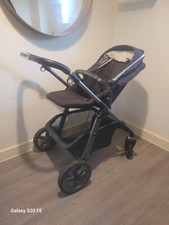 Silver Cross Pioneer Pram and Pushchair Single Seat Stroller, Black