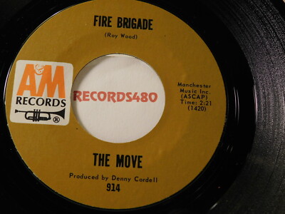 The Move 45 A&M 914 Fire Brigade / Walk Upon The Water