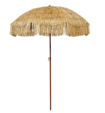 Gardenwize Garden Summer 220cm Tiki Style Beach Tilting 34mm Stem Parasol (5)