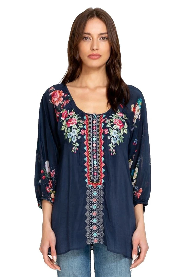 Johnny Was Sheera Blouse - C10519-4 - Photo 1/2
