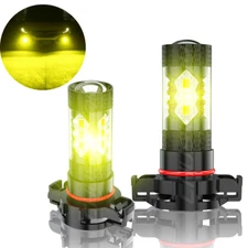 5202 LED Fog Light Bulbs For Chevrolet Silverado 1500 2008-2015 Yellow 3000K