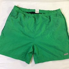 Chaps Swim Trunks Men's 2XL Green Shorts Baggies Drawstring Mesh Lined Pocket