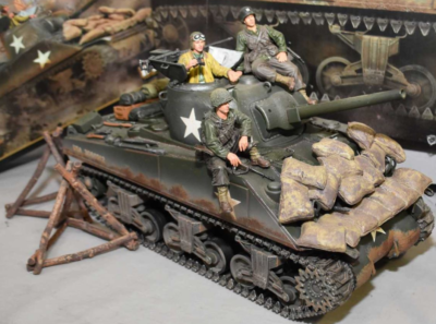 その他 FORCES OF VALOR U.S. M4A3 Sherman Tank FORCES OF VALOR 1/16 USA M4A3 SHERMAN D-DAY SERIES METAL