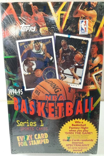 1994-95 Topps Basketball Factory Sealed box series 1 Wax Sports Cards - Picture 2 of 7