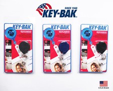 Key-Bak Round Mini-Bak Retractable Belt Clip Badge Holder 36" Nylon Cord / 4 oz