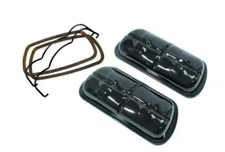 Empi Black Stock Clip On Valve Cover Set w/ Bales for VW 1200-2100cc Engines