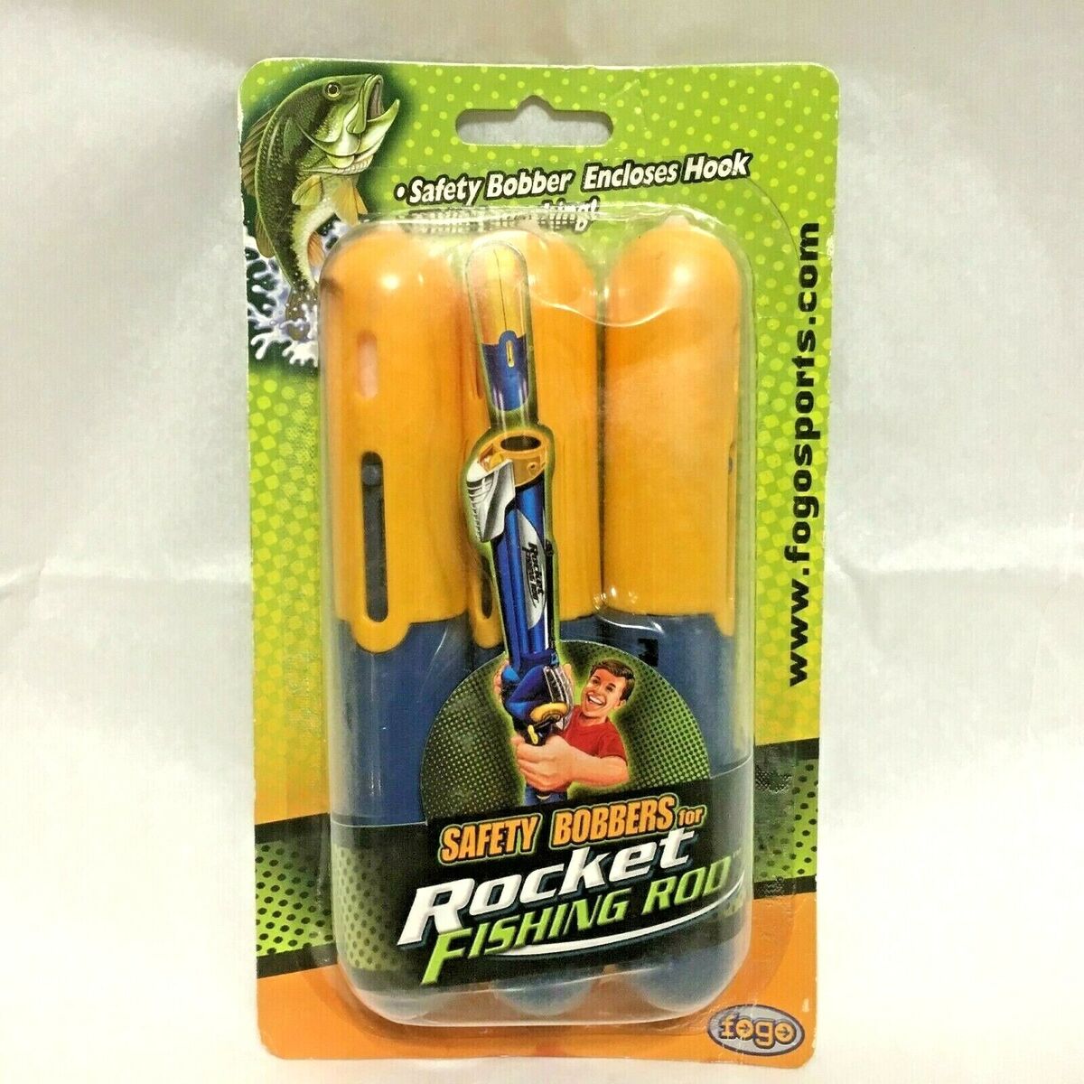 3pc Safety Bobbers for Rocket Fishing Rod by Spin Master, fogosports NEW !!