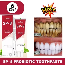 Sp-8 Pasta Dental Sp-8 Ultra Whitening Sp-8 Probiotic Toothpaste New