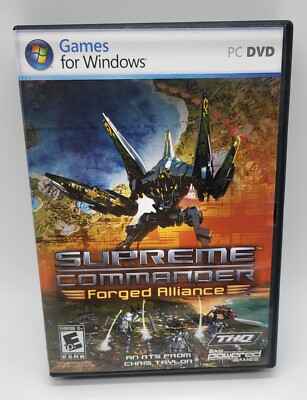 Supreme Commander: Forged Alliance - PC DVD Computer game Complete