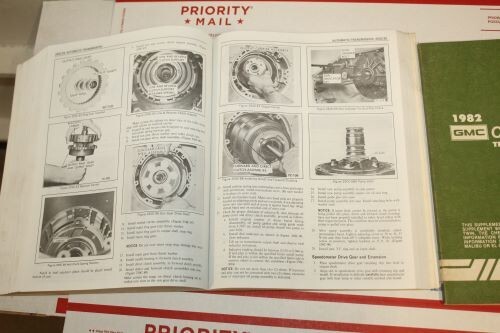 Original 1982 GMC Caballero Service Manual X-8231 w/ X-8231A Supplement Excelle - Bild 6 von 7
