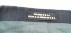54 Men’s Wool Blazer 54L BLUE Tailored Pinstripe Sport Coat Poly WOOL 33" Lgth — photo 10
