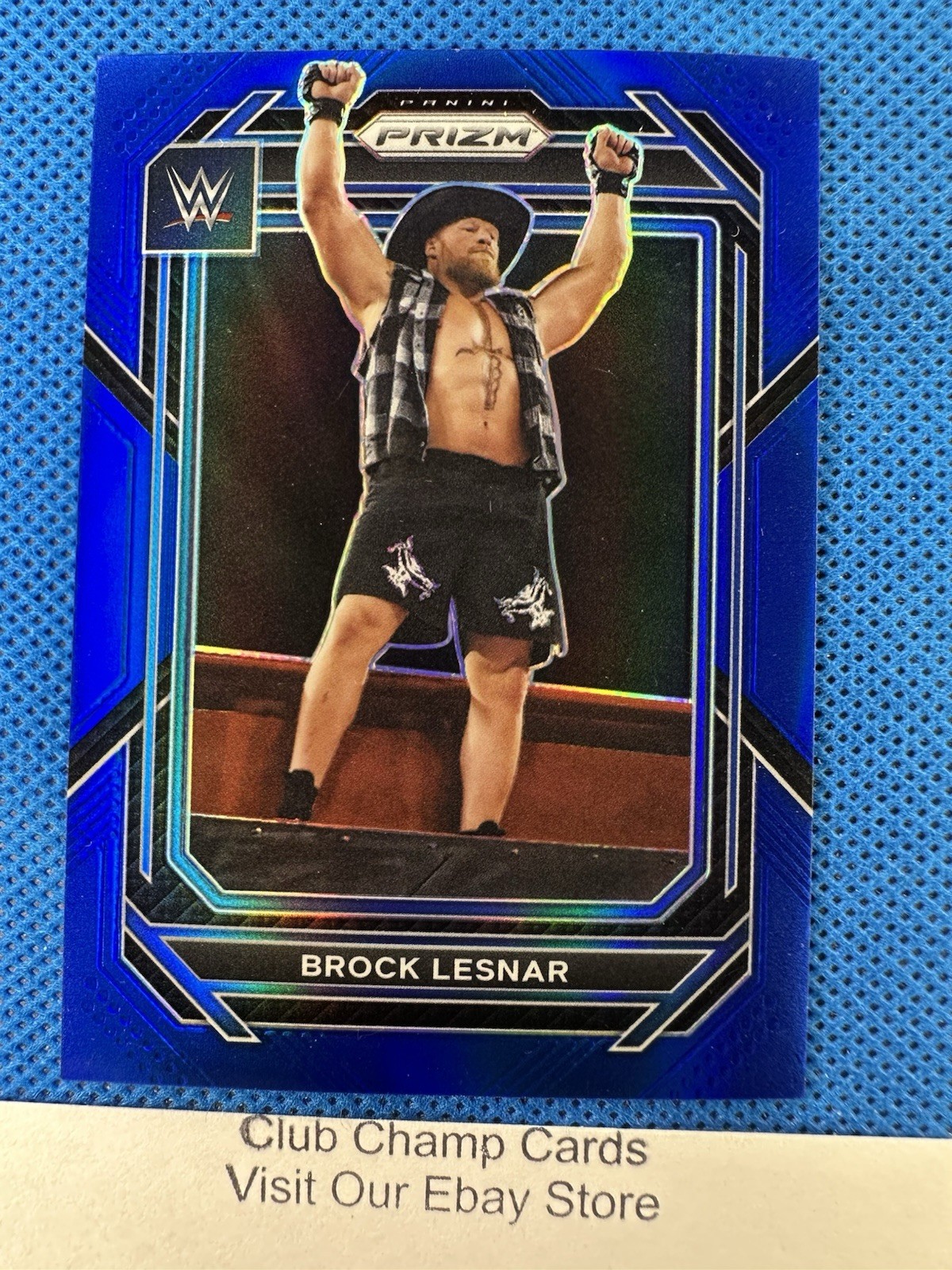 2023 #151 Brock Lesnar Panini Prizm WWE SmackDown Blue Prizm 153/199
