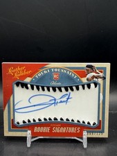 2019 Rookie Signatures Touki Toussaint Auto /125 Leather &Lumber Rookie Card. rookie card picture