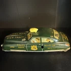 Marx Vintage 1940 Dick Tracy Police Dept Squad Car No.1 Tin Toy Vehicle