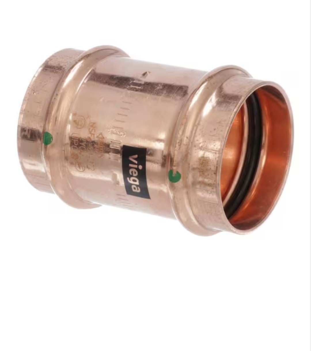 ViegaProPress 2 in. x 2 in. Press Copper Coupling with Stop NEW