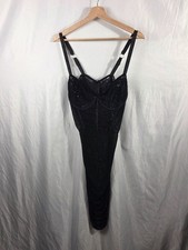 Fashion Nova Sparkle Bodycon Dress Adjustable Straps Sexy Lingerie Size Large