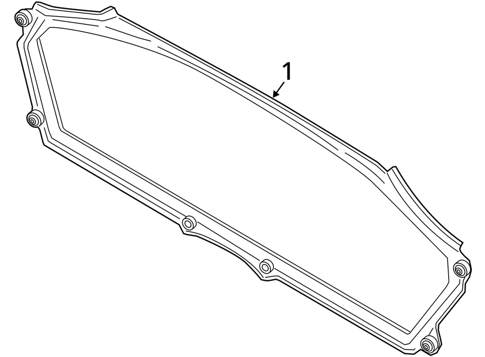 Conjunto de vidrio ventana partición trasera BMW i8 I12 cupé 7393243 2014-2020 OEM Foto 4 de 4