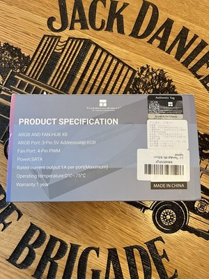 Thermalright FAN and ARGB HUB x 8 Controller Support 8 Groups Of Fans