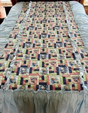 Vintage Holly Hobbie Hand Quilted Bedspread