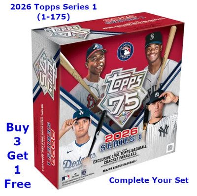 2026 Topps Series 1 COMPLETE YOUR SET (1-175) - YOU PICK!!