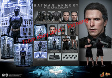 Hot Toys MMS702 Batman The Dark Knight Rises 1/6 Batman Armory with Bruce Wayne