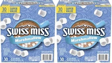Swiss Miss Chocolate 🍫 Hot Cocoa Mix With Marshmallows, 30 Count (Pack of 2)