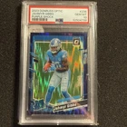 2023 Panini Donruss Optic - Rated Rookie Jahmyr Gibbs Purple Shock Prizm (RC)