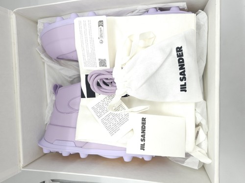Jil Sander Women's Purple Lilac Sneakers Shoes Calfskin US 10 / EU 40 GL025125 - Picture 10 of 17