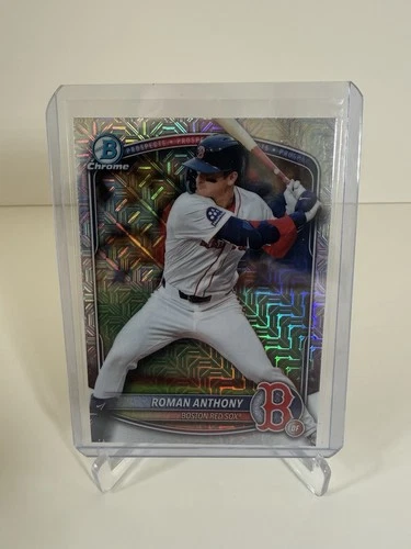 2025 Bowman Chrome Prospects Roman Anthony MOJO REFRACTOR BCP-167 Boston Red Sox