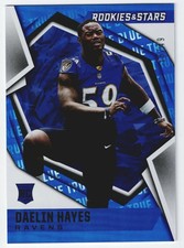 2021 Panini Rookies & Stars Daelin Hayes Rookie RC Blue /49 #200 Ravens