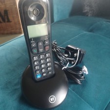 BT Everyday Cordless Landline Phone Digital Single Handset Pack Basic Call Block