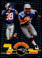 1998 Terry Glenn / Tony Simmons Double Threat FOOTBALL #DT9 New England Patriots