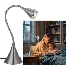 HomeFocus - Bedside Table Lamp,LED Desk Lamp,Reading Light,Eye-Caring for Rea...