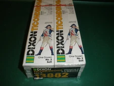 NEW Sealed 6 Packs of 12 Dixon Ticonderoga No 2 Pencils 13882 (72 Total Pencils)
