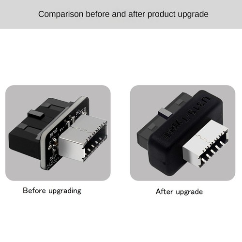 USB-Frontplattenadapter USB3.0 19PIN/20Pin auf Typ-E-Buchse, Interner Verti8412 - Bild 4 von 9