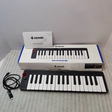 Donner N-32 USB MIDI Keyboard Controller 32 Key With Screen Joystick Sequencer
